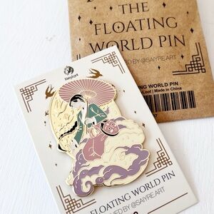 Fairyloot Floating World Pin‎ - Gold and Purple